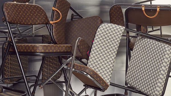 Manhattan Designer Turns Old Louis Vuitton Bags Into Folding Chairs