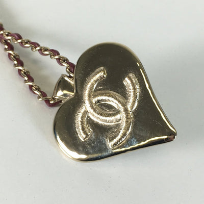 Chanel Vintage Heart Necklace