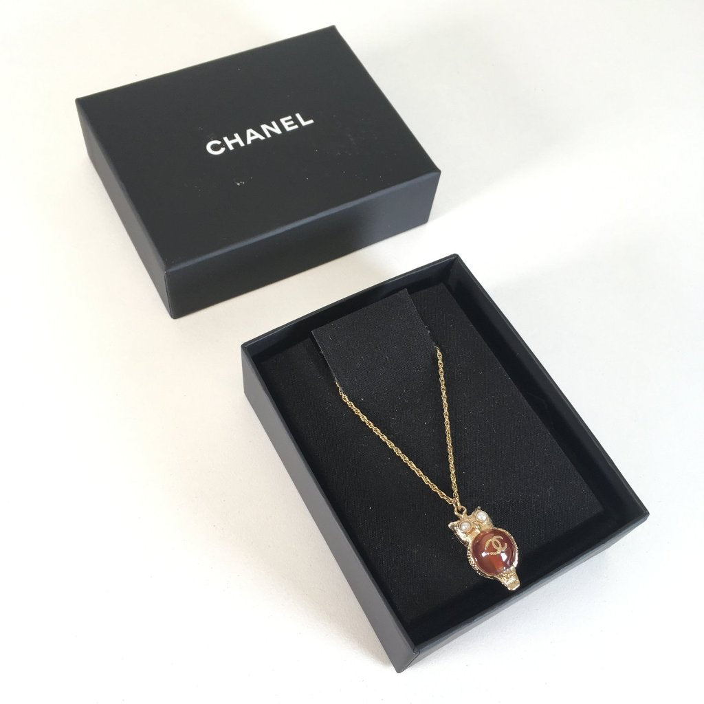 Chanel Owl Necklace