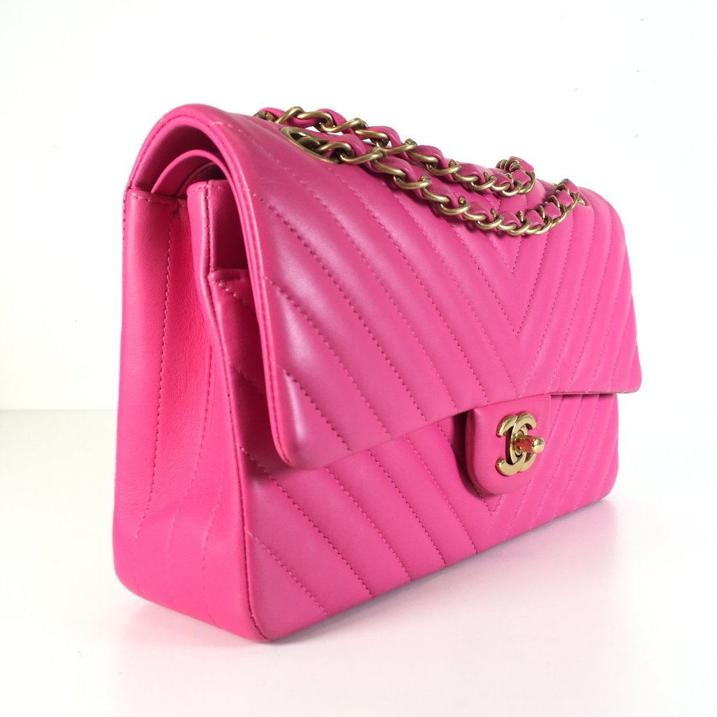 Chanel Chevron ML Flap