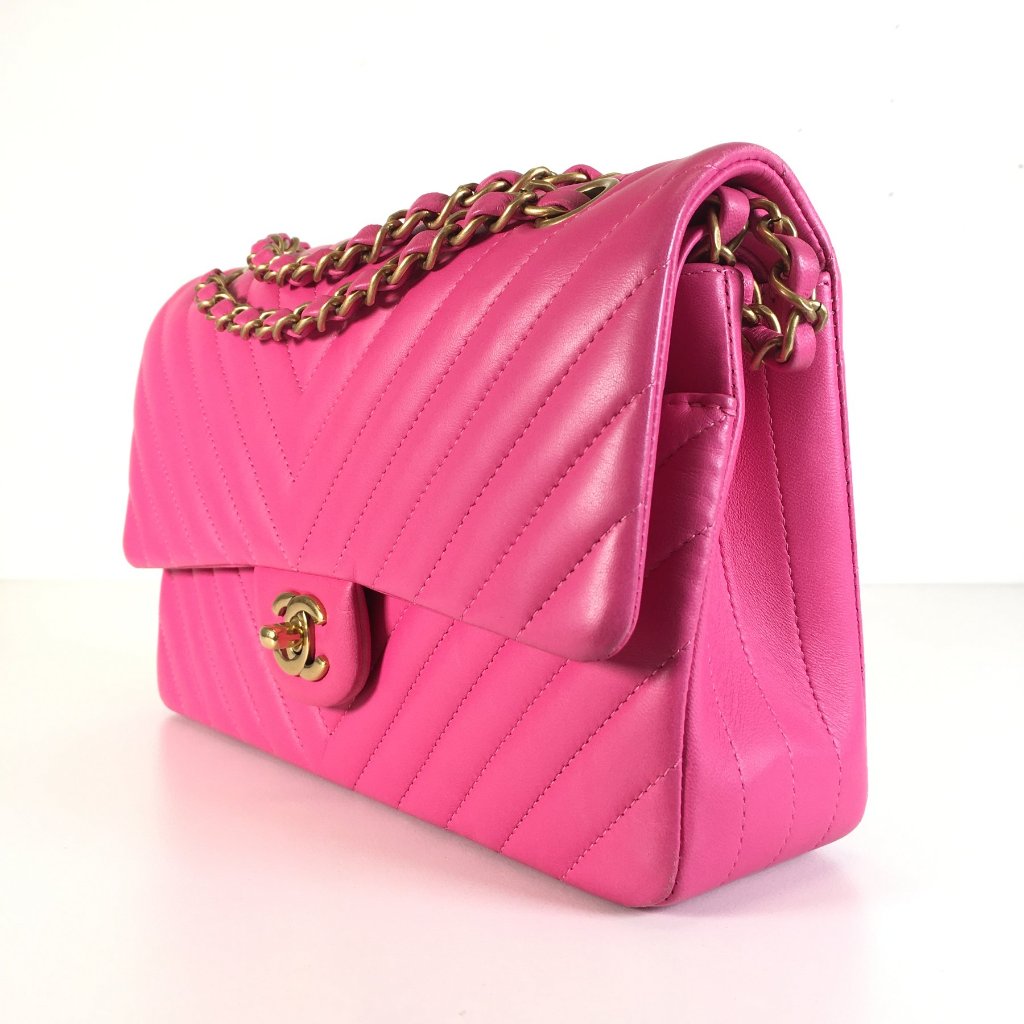 Chanel Chevron ML Flap