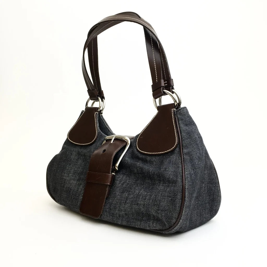 Prada Denim Moon Bag L-64JWH3