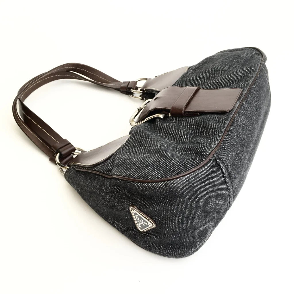 Prada Denim Moon Bag L-64JWH3