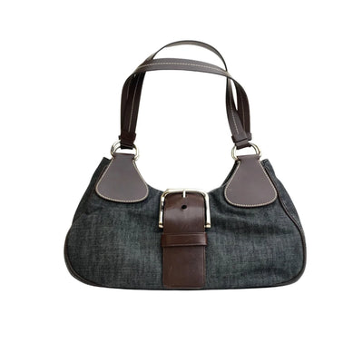 Prada Denim Moon Bag L-64JWH3