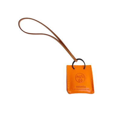 Hermes Orange Bag Charm