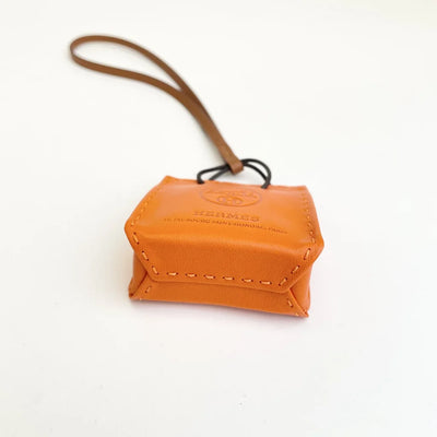 Hermes Orange Bag Charm