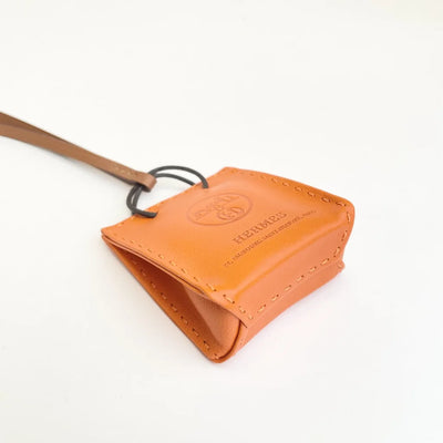 Hermes Orange Bag Charm