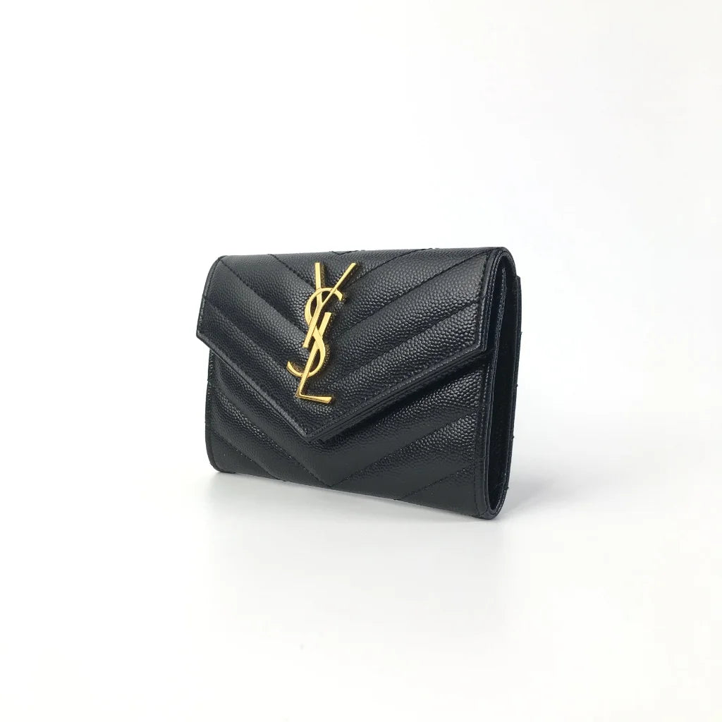 Saint Laurent (YSL) Cassandre Envelope Small Wallet