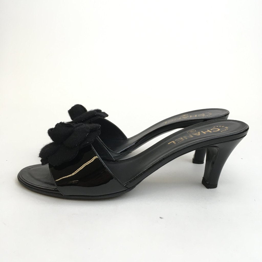 Chanel Camelia Sandals Size 38.5