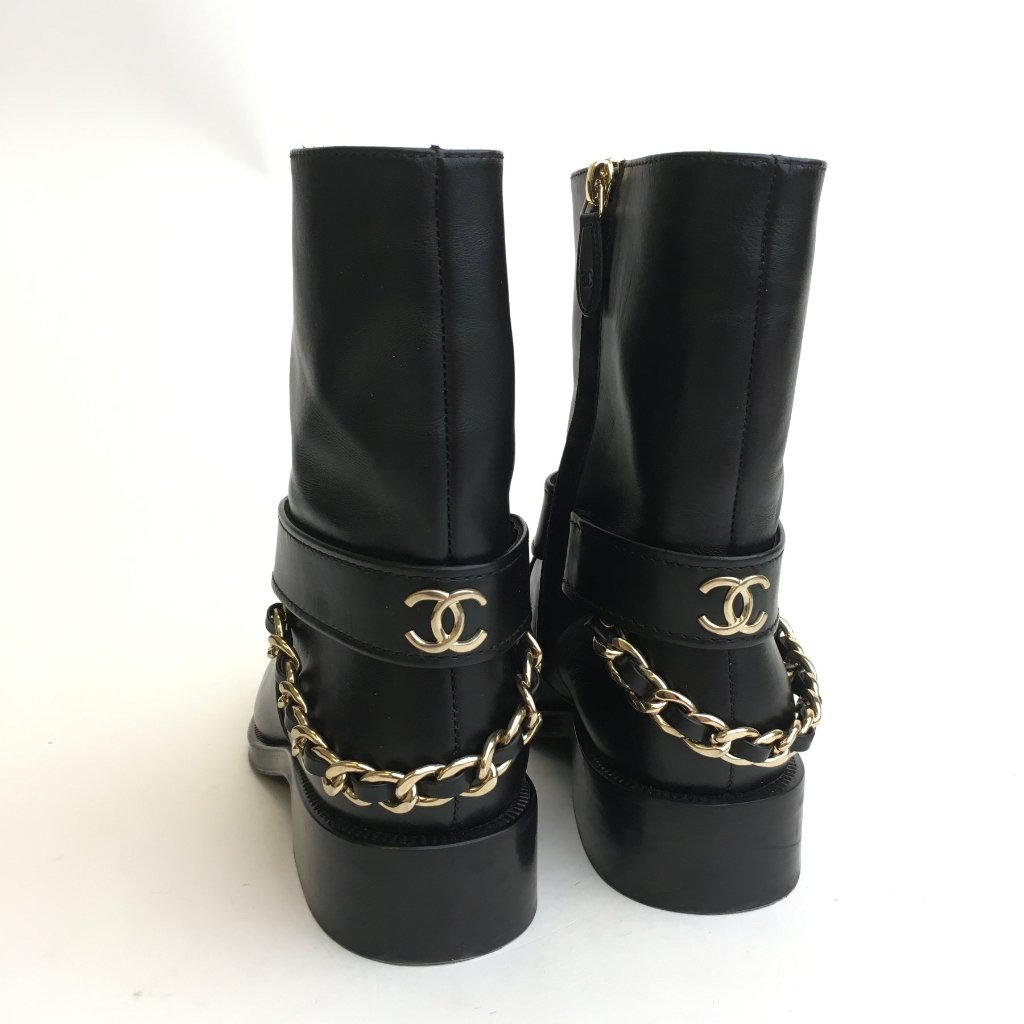 Chanel Ankle Boots Size 36.5