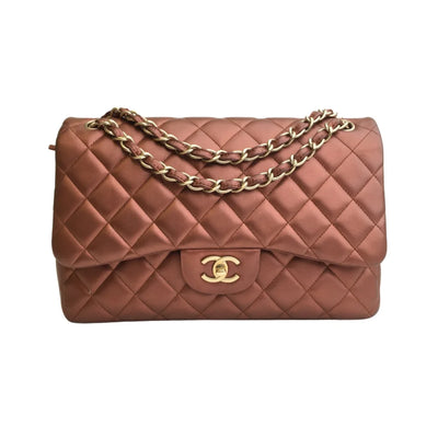 Chanel Classic Flap Jumbo Brown Lambskin GHW