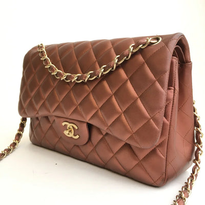 Chanel Classic Flap Jumbo Brown Lambskin GHW