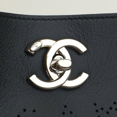 Chanel Eyelet Shopping Tote