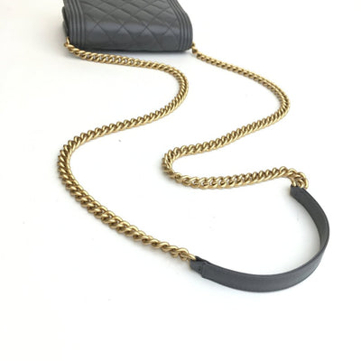 Chanel Boy Square Wallet on Chain