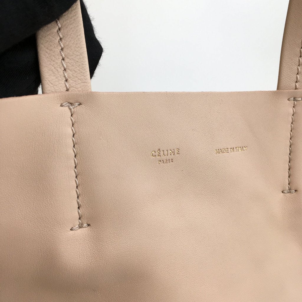 Celine Bicolor Cabas Vertical Tote