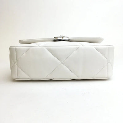 Chanel 19 Flap Small White Lambskin