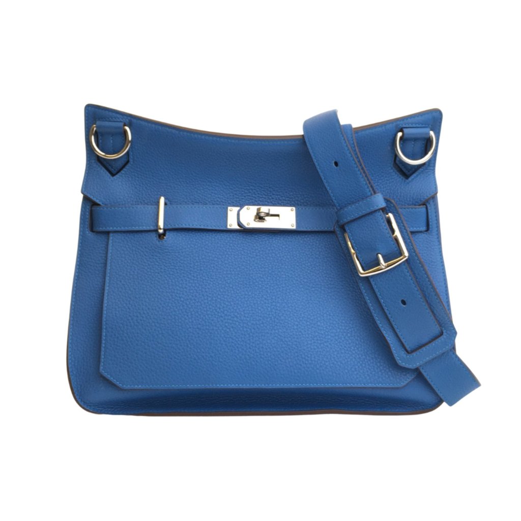 Hermes Jypsiere 34 Bleu De Galice Clemence PHW