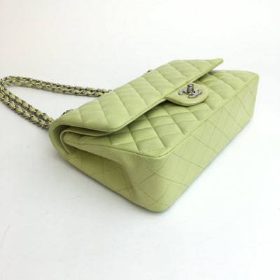 Chanel Classic Flap Medium Green Lambskin SHW