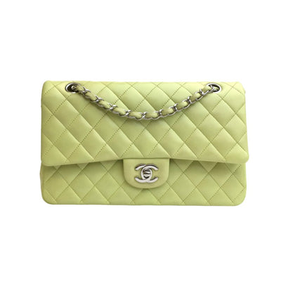 Chanel Classic Flap Medium Green Lambskin SHW