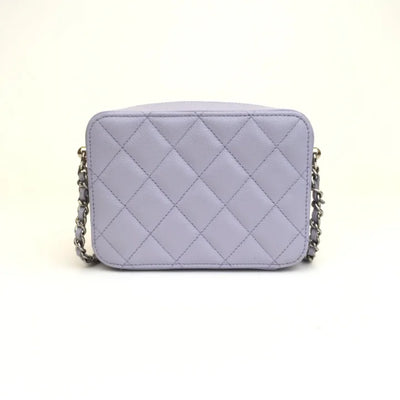 Chanel Camera Case 21K Purple Caviar SHW