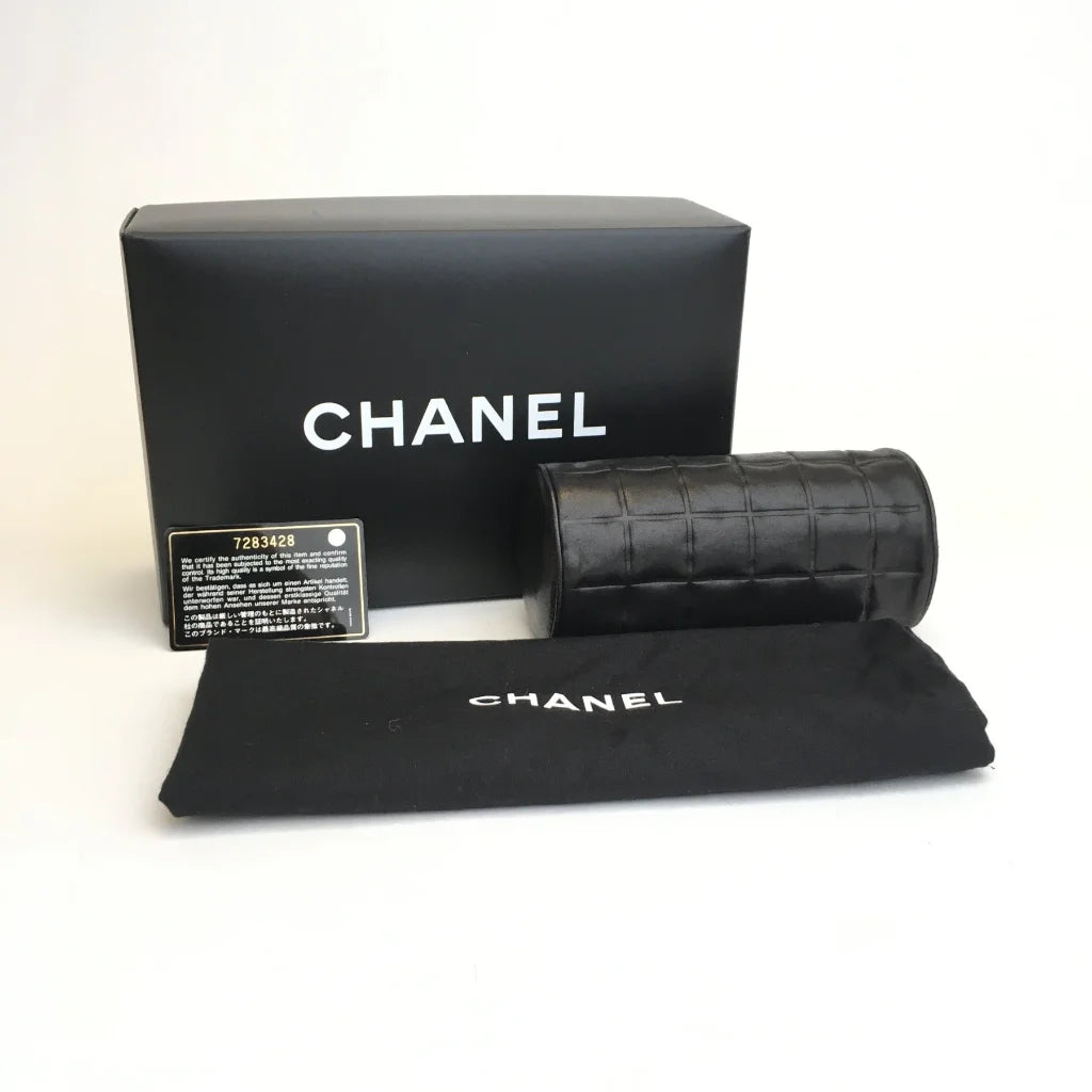 Chanel Vintage Chocolate Bar Cosmetic Pouch