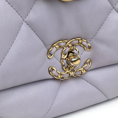 Chanel 19 Flap Small Purple Lambskin