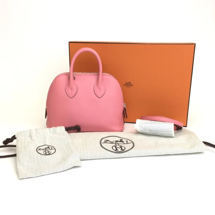 Hermes Bolide Mini 1923 Rose D'été Evercolor GHW