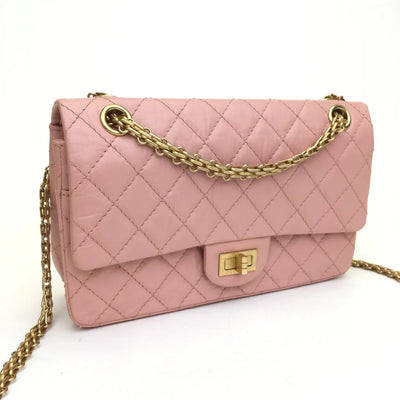 Chanel Reissue 255 Pink Aged Calfskin