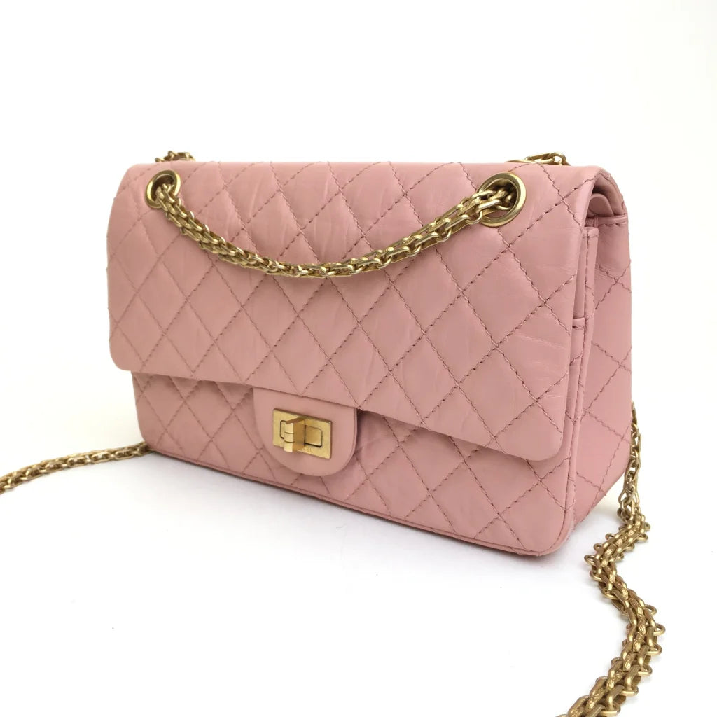 Chanel Reissue 255 Pink Aged Calfskin