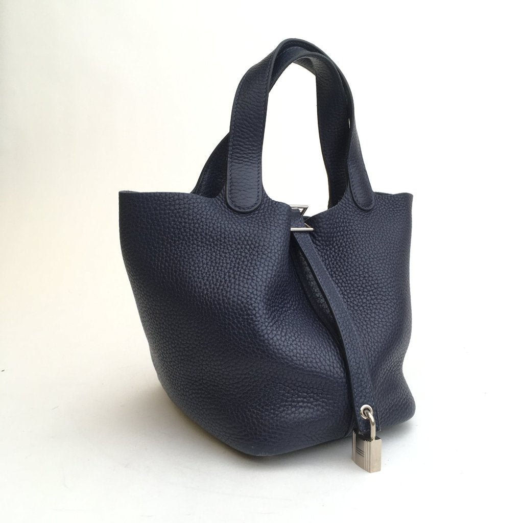 Hermes Picotin 18 Blue Nuit Clemence