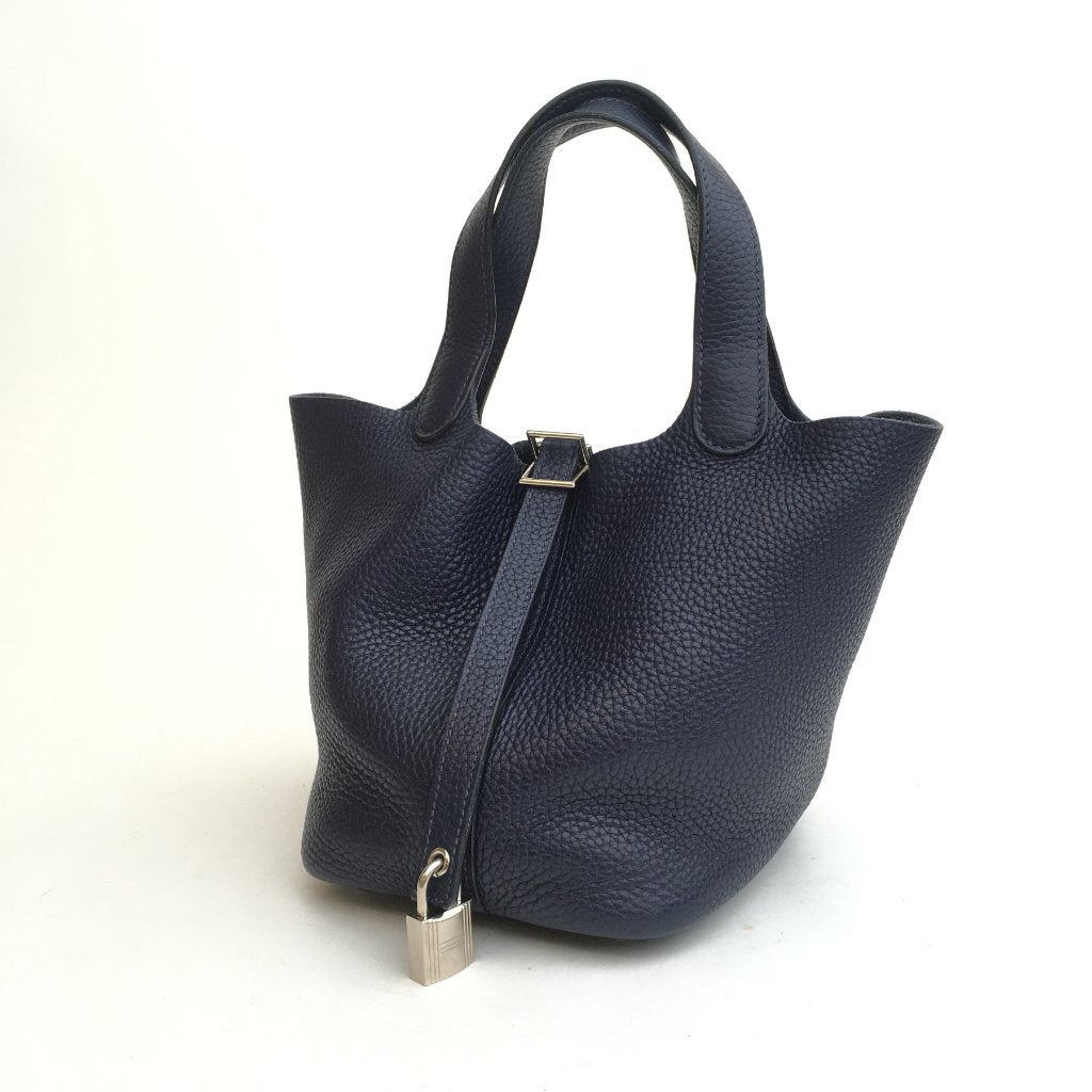 Hermes Picotin 18 Blue Nuit Clemence