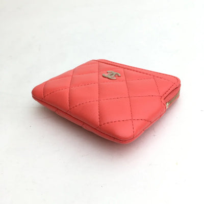 Chanel Cardholder Pink Lambskin LGHW