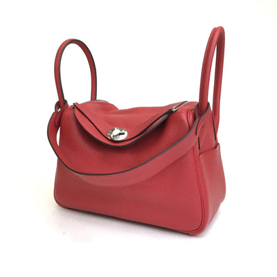 Hermes Lindy 26 Rouge De Coeur Clemence PHW