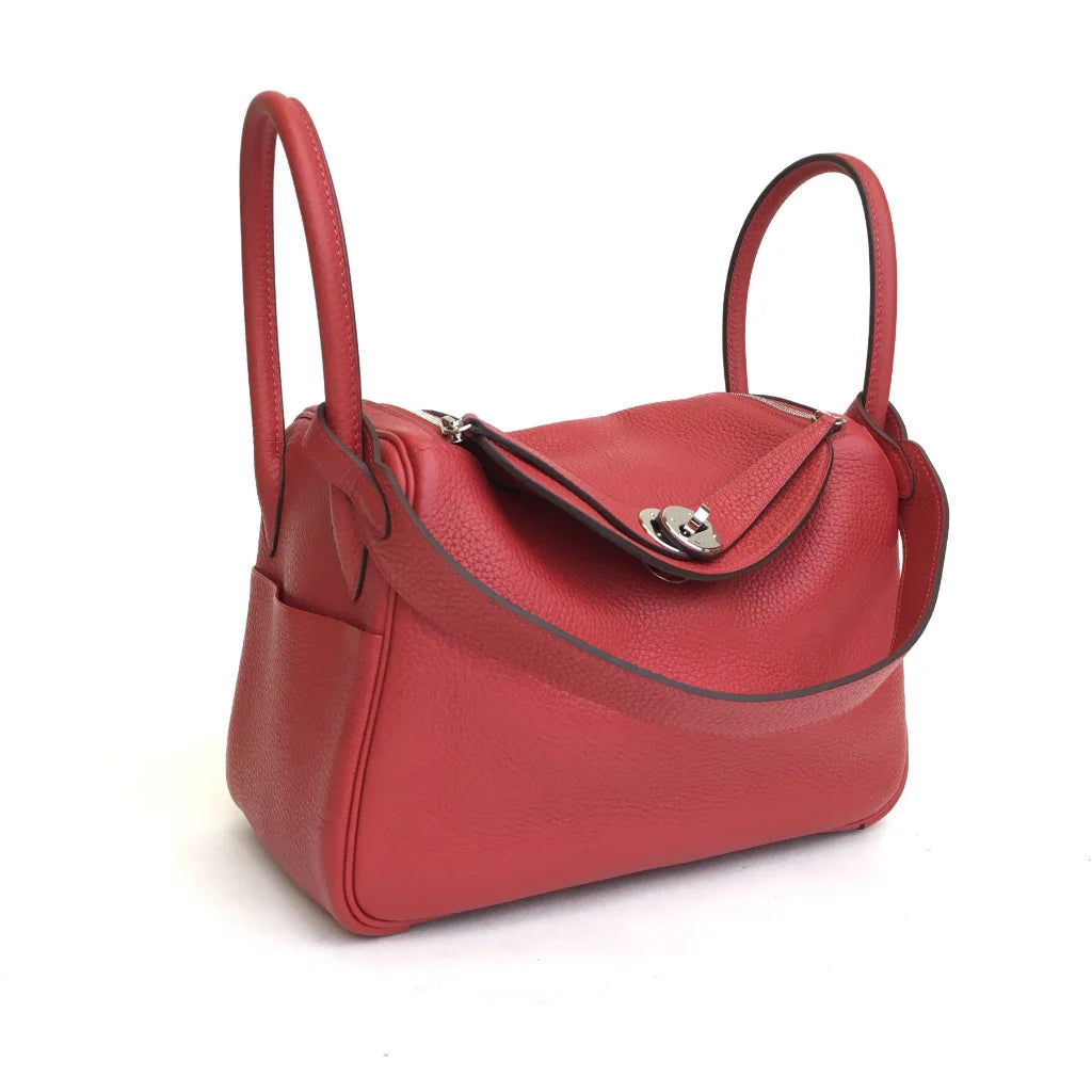 Hermes Lindy 26 Rouge De Coeur Clemence PHW