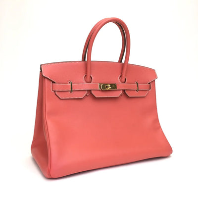 Hermes Birkin 35 Epsom Rose Jaipur GHW