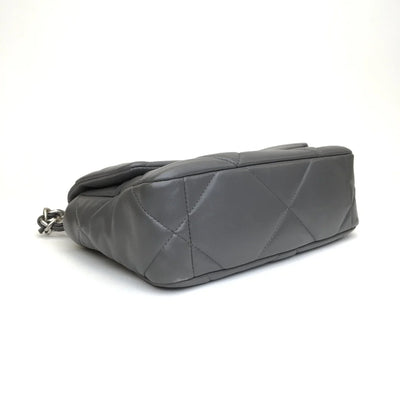 Chanel 19 Flap Small 22A Grey Lambskin