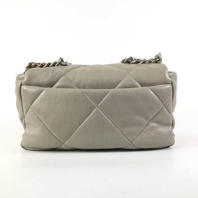 Chanel 19 Flap Small Grey Lambskin