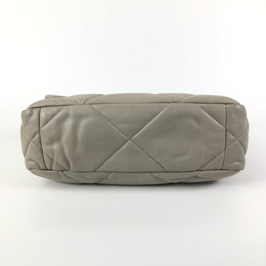 Chanel 19 Flap Small Grey Lambskin