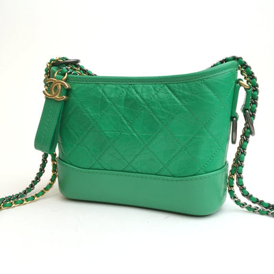 Chanel Gabrielle Small 20S Green Aged Calfskin