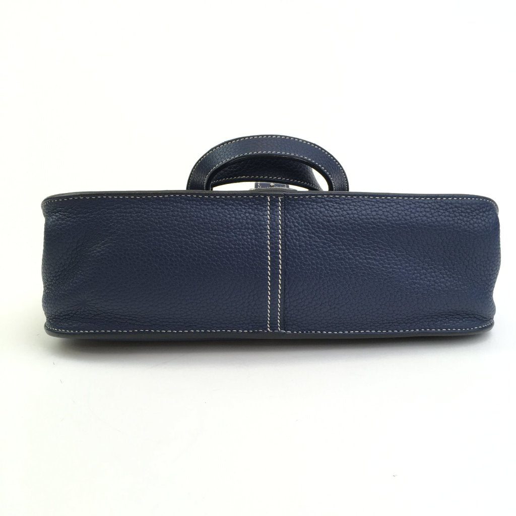 Hermes Halzan 31 Bleu Saphir Clemence