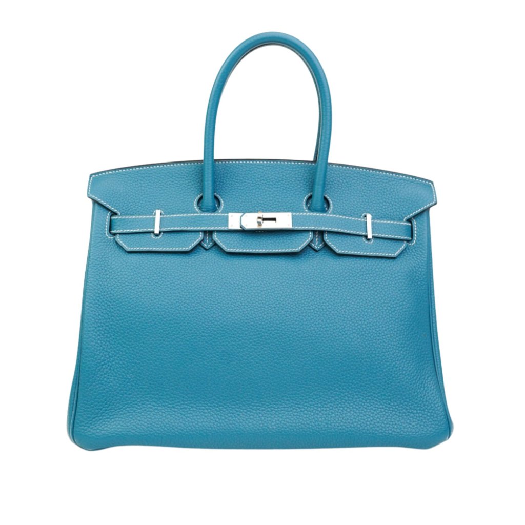 Hermes Birkin 35 Blue Jean Togo