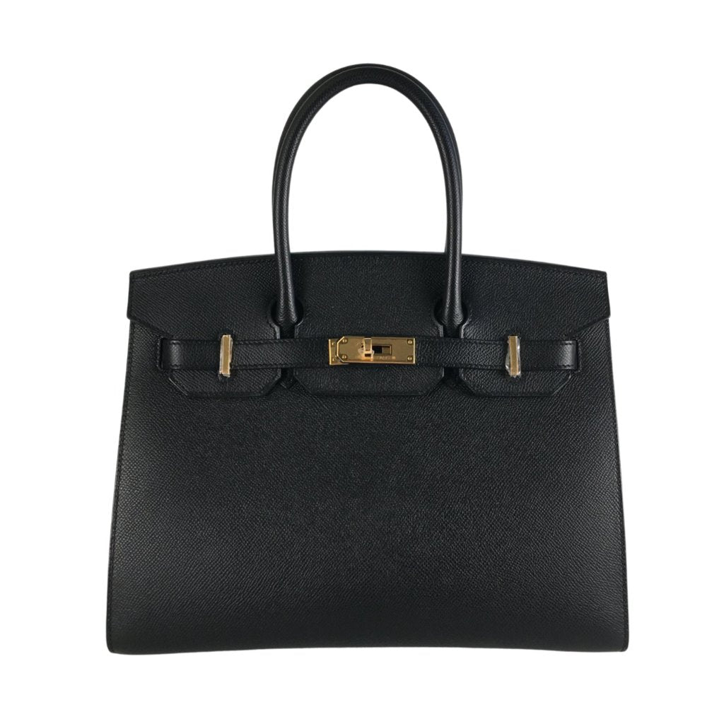 Hermes Birkin 30 Sellier Black Veau Madame