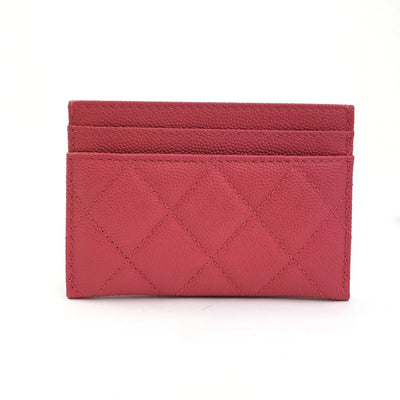 Chanel Cardholder Pink Caviar LGHW