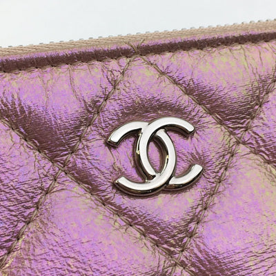 Chanel O Case Large Pink Lambskin SHW