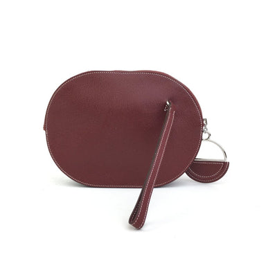 Hermes In The Loop To Go Pouch Rouge H Goatskin SHW