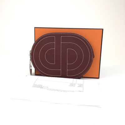 Hermes In The Loop To Go Pouch Rouge H Goatskin SHW