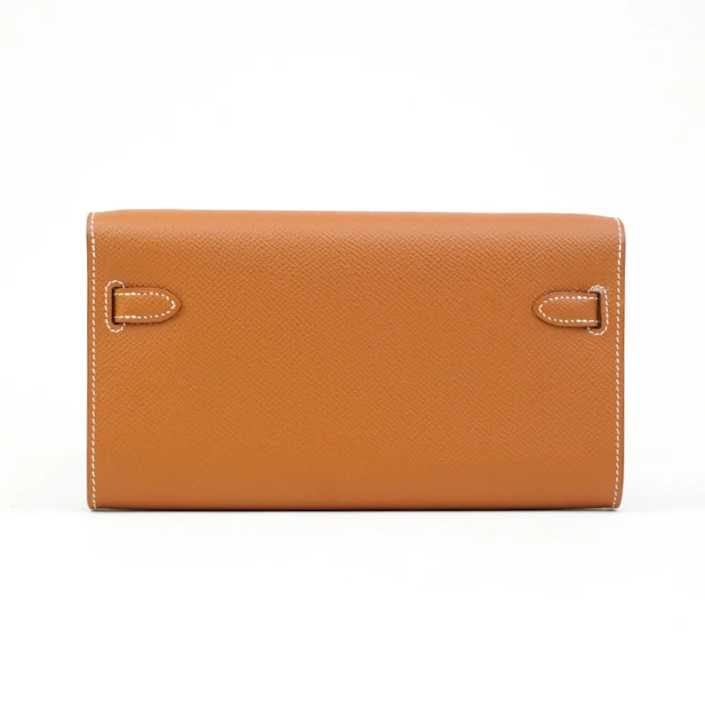 Hermes Kelly To Go Wallet Gold Epsom GHW