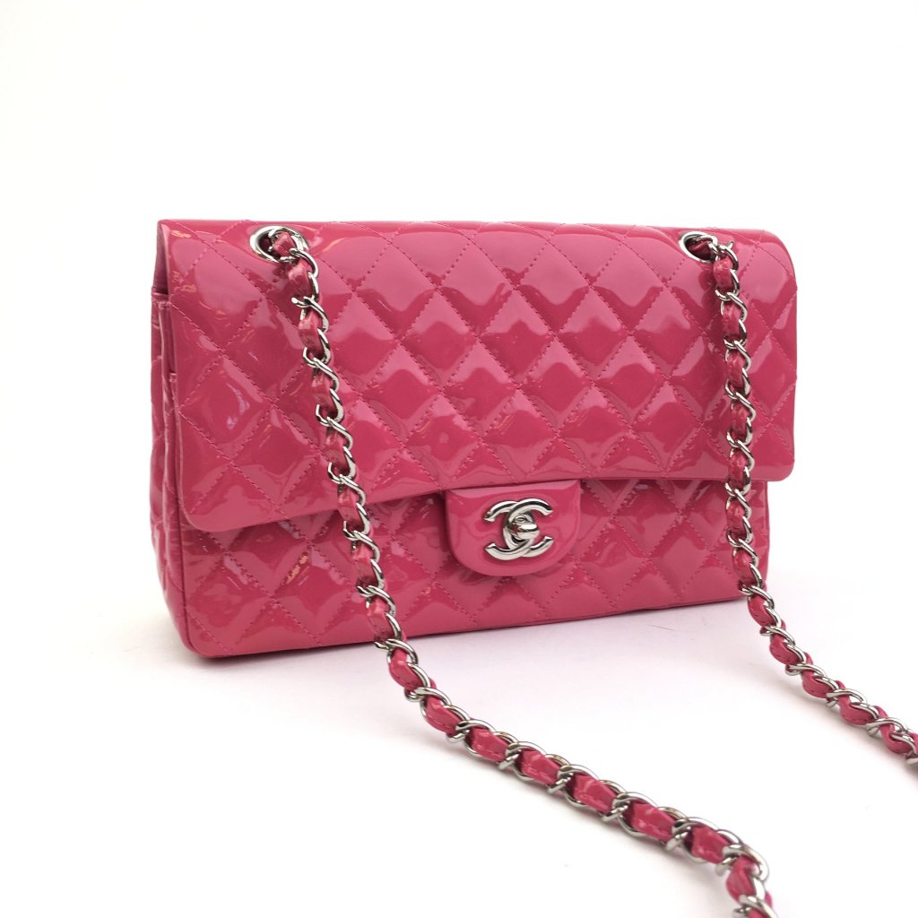 Chanel Classic Flap Medium Pink Patent