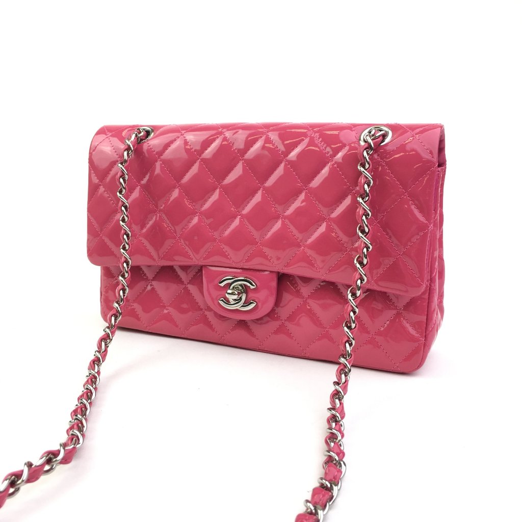 Chanel Classic Flap Medium Pink Patent