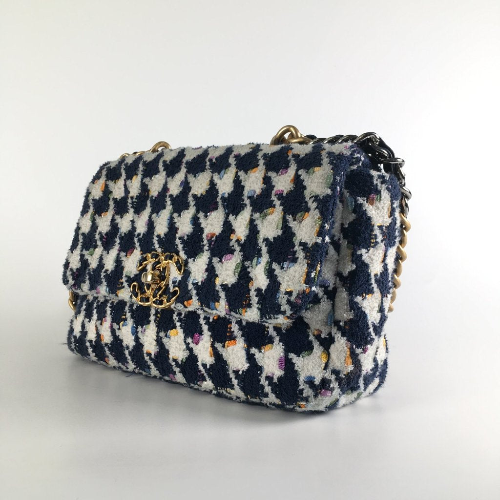 Chanel 19 Flap Medium Multicolor Tweed